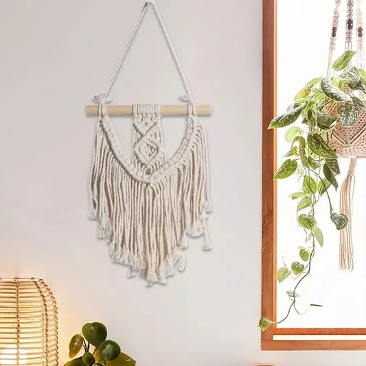 Vintage Ins Nordic Tapestry Hand Woven Decorations Small Wall Mounted Home Decoration Indoor Decoration Dream Catching Net