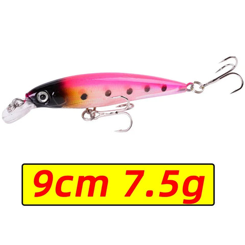 1PCS Laser Minnow Fishing Lure 11CM 13G pesca hooks fish wobbler tackle crankbait artificial japan hard bait swimbait